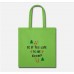 Christmas Lime Green Tote Bag