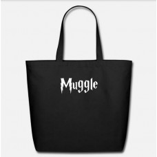 Muggle Black Eco-Friendly Tote Bag