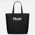 Muggle Black Eco-Friendly Tote Bag