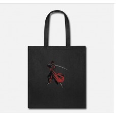 Samurai Black Tote Bag