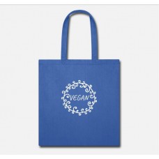 Vegan Royal Blue Tote Bag